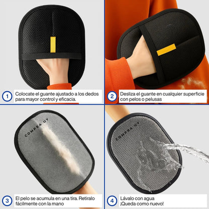 Guante electroestático Quita Pelusas | PROMO 2x1 | Comprauy™