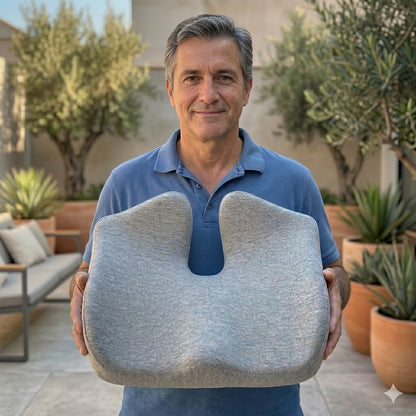 Almohadón Ortopédico Comprauy™ — Alivio del dolor de espalda y coxis desde el primer uso