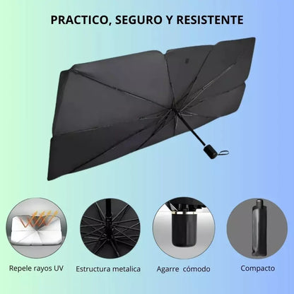 LIQUIDACIÓN 2X1 | PARASOL PREMIUM PARA AUTO | PROTEGE TU VEHICULO DEL CALOR