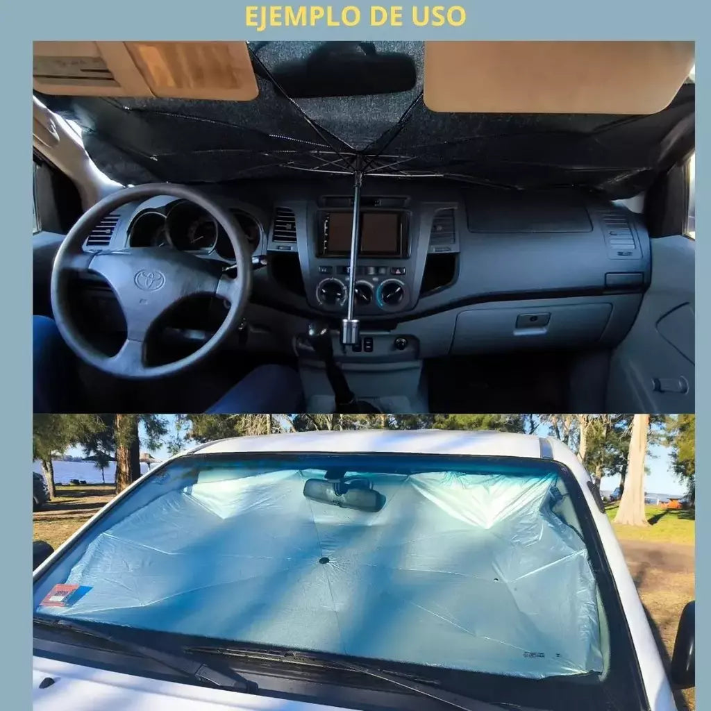 LIQUIDACIÓN 2X1 | PARASOL PREMIUM PARA AUTO | PROTEGE TU VEHICULO DEL CALOR