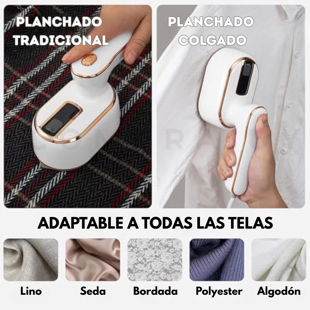 Plancha a Vapor Portátil IronSteam™ │ PERFECTA PARA VIAJES