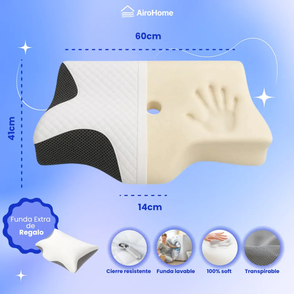 CERVILUX ™ – ALMOHADA DESTENSADORA CERVICAL