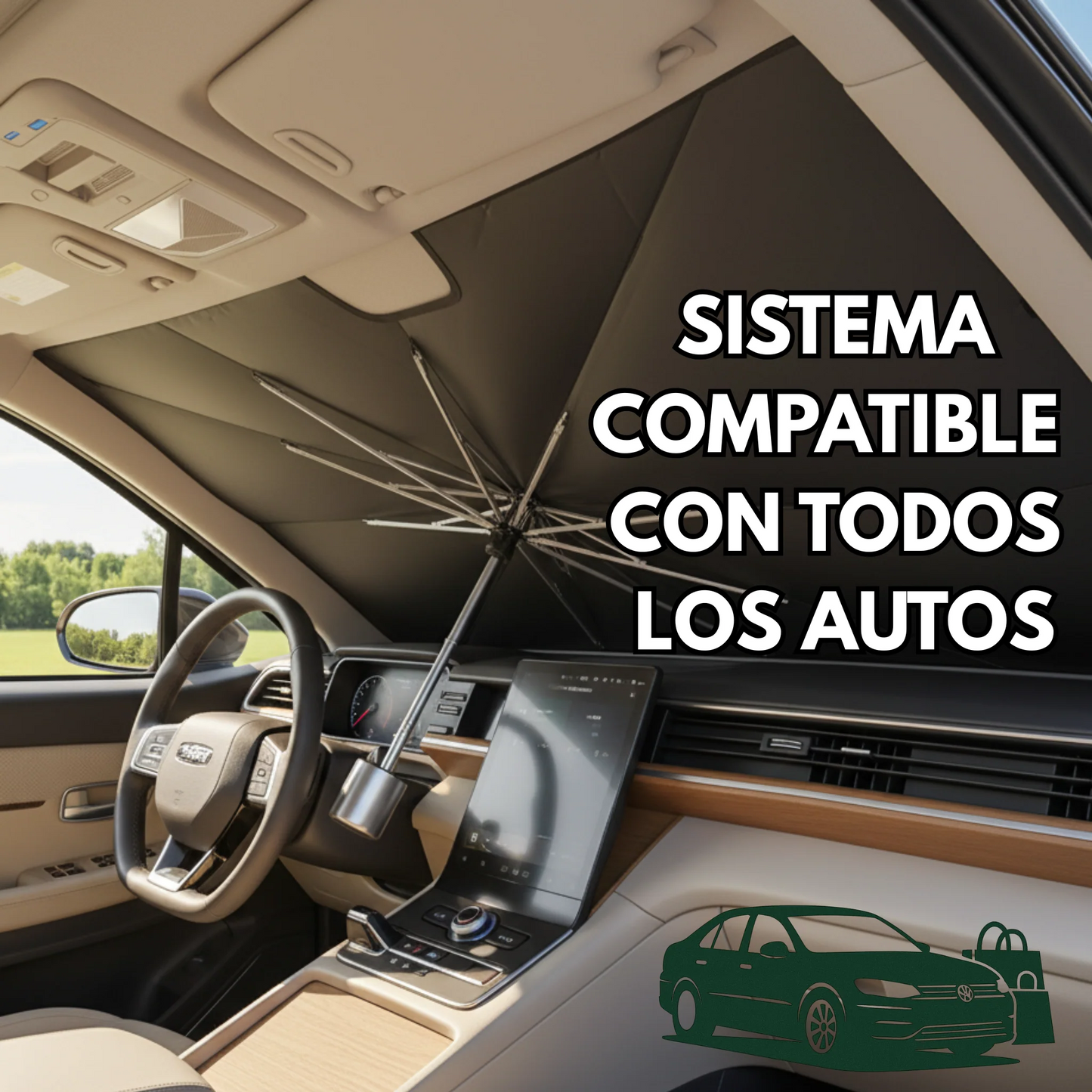 LIQUIDACIÓN 2X1 | PARASOL PREMIUM PARA AUTO | PROTEGE TU VEHICULO DEL CALOR