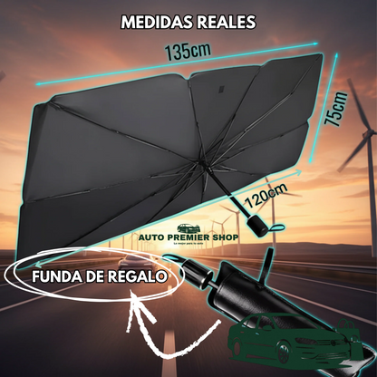 LIQUIDACIÓN 2X1 | PARASOL PREMIUM PARA AUTO | PROTEGE TU VEHICULO DEL CALOR