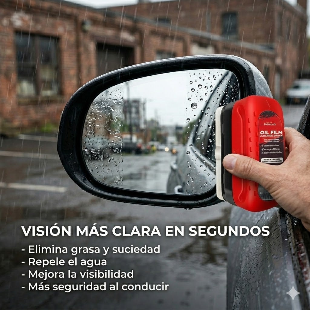 OilFilm™ - Limpiador de Parabrisas Profesional