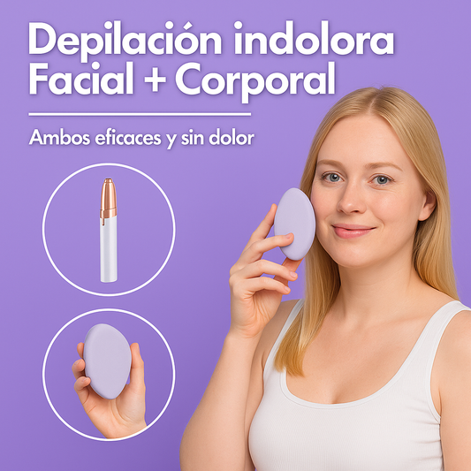 Depiladora Corporal + Facial de REGALO │ El secreto de una piel impecable
