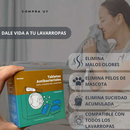 Kit de Limpieza Profunda para Lavarropas | Kit 12 Tabletas Antibacteriales - Arboleda™