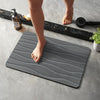 Alfombra de Piedra Diatomita RockMat™ │ Absorbe al instante para baño